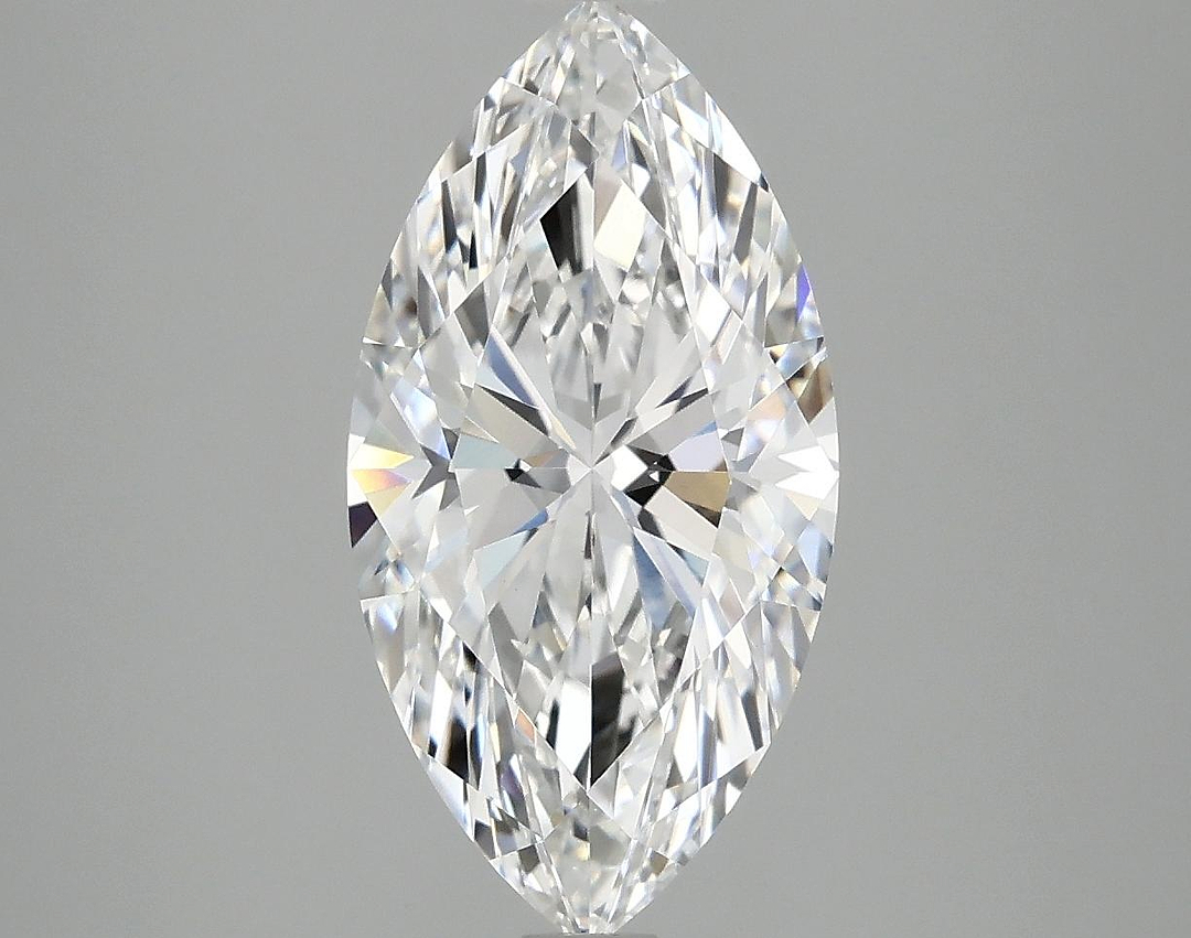 3.09 Carat Marquise Shaped Ideal Cut VVS2 IGI Certified Lab Grown Diamond