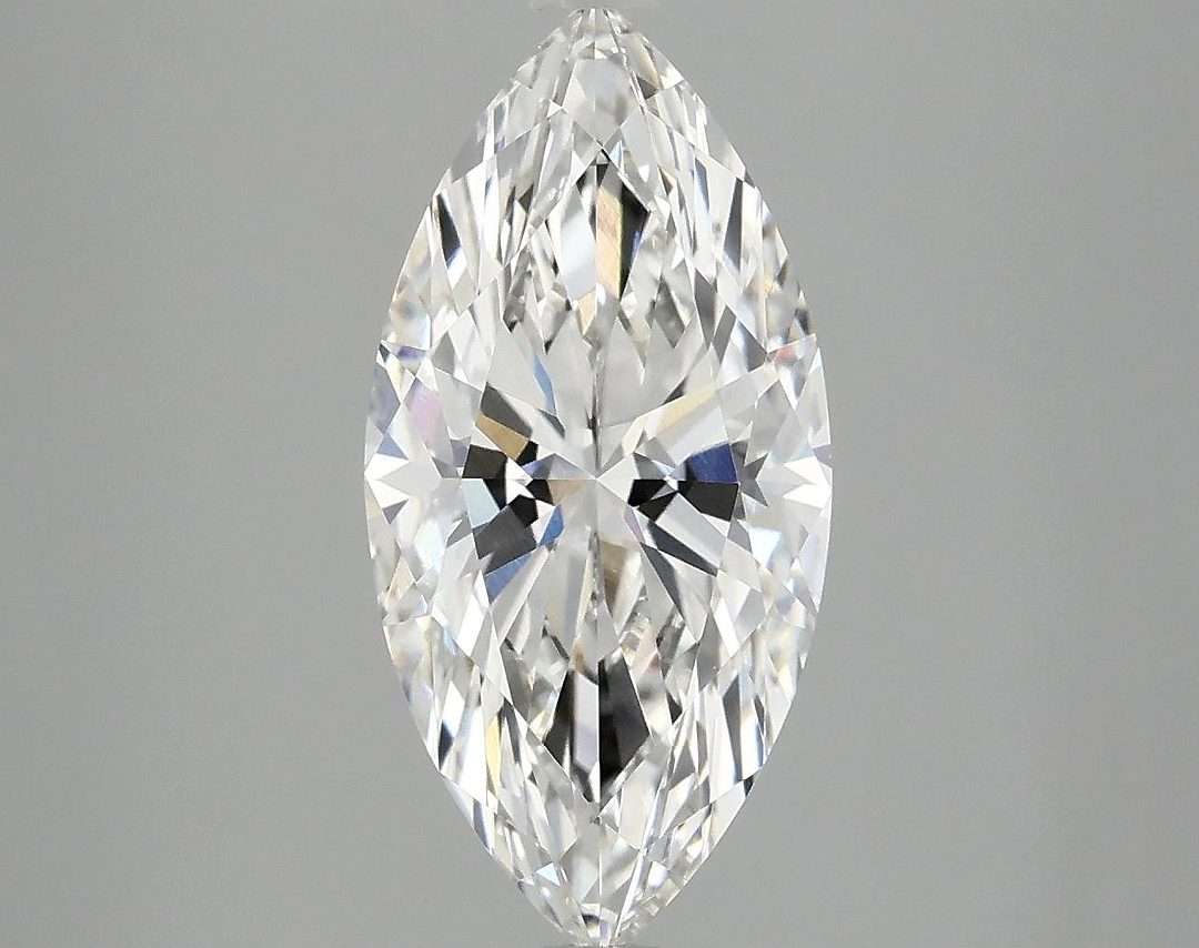 3.09 Carat Marquise Shaped Excellent Cut VVS2 IGI Certified Lab Grown Diamond