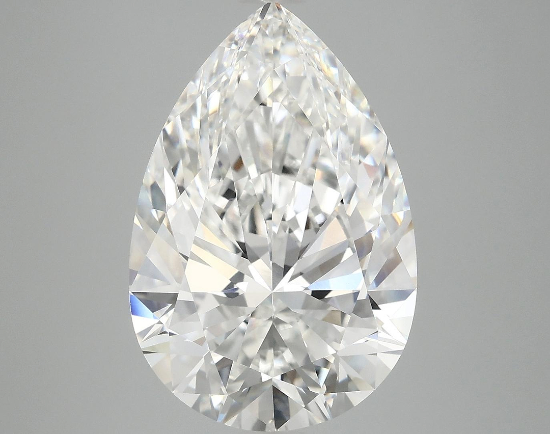6.51 Carat Pear Shaped Excellent Cut VVS2 IGI Certified Lab Grown Diamond