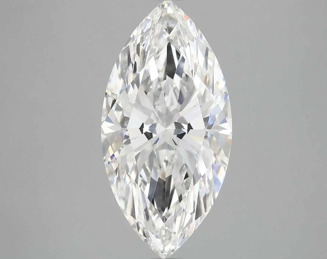 3.09 Carat Marquise Shaped Ideal Cut VVS2 IGI Certified Lab Grown Diamond