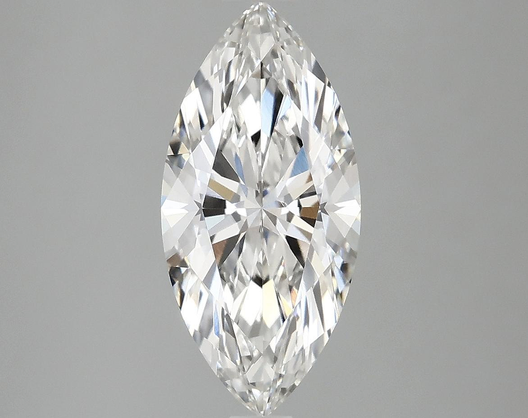 1.98 Carat Marquise Shaped Excellent Cut VVS2 IGI Certified Lab Grown Diamond