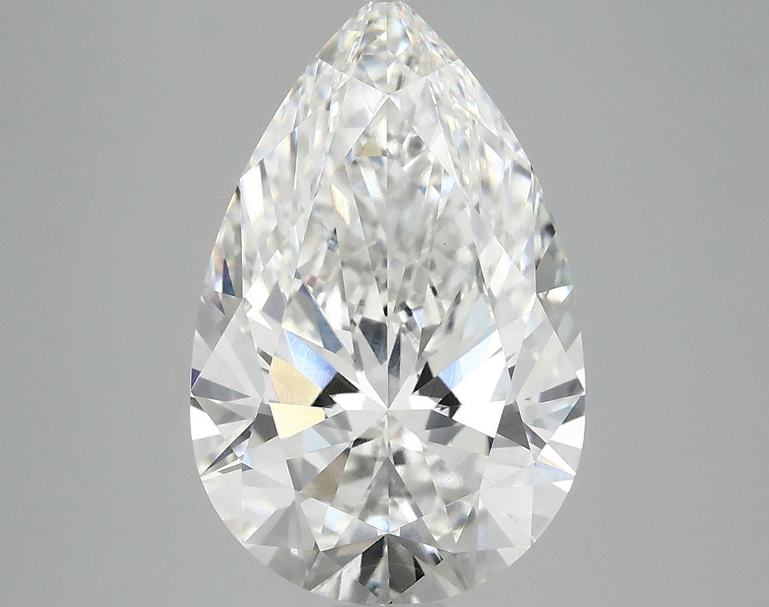 4.09 Carat Pear Shaped Ideal Cut VS1 IGI Certified Lab Grown Diamond