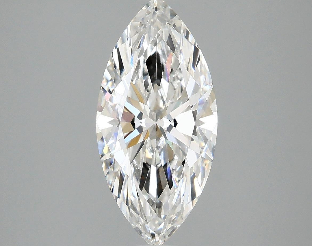 2.03 Carat Marquise Shaped Excellent Cut VVS2 IGI Certified Lab Grown Diamond
