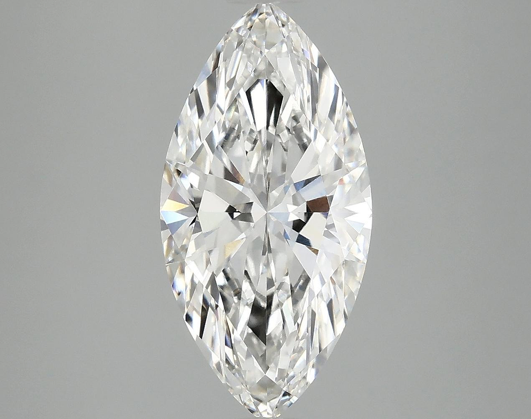3.03 Carat Marquise Shaped Ideal Cut VVS2 IGI Certified Lab Grown Diamond