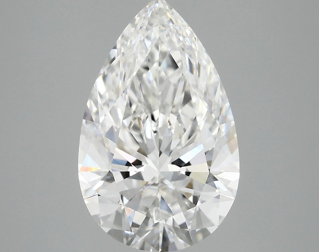 3.38 Carat Pear Shaped Ideal Cut VS1 IGI Certified Lab Grown Diamond
