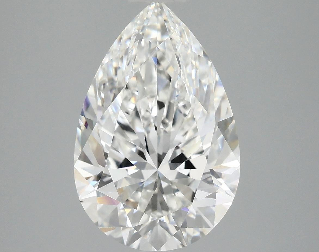 4.06 Carat Pear Shaped Excellent Cut VS1 IGI Certified Lab Grown Diamond
