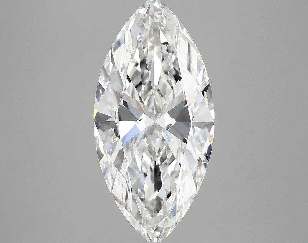 3.03 Carat Marquise Shaped Excellent Cut VVS2 IGI Certified Lab Grown Diamond