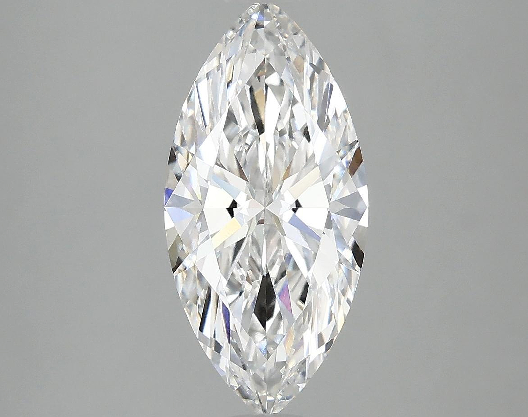 2.06 Carat Marquise Shaped Excellent Cut VVS2 IGI Certified Lab Grown Diamond