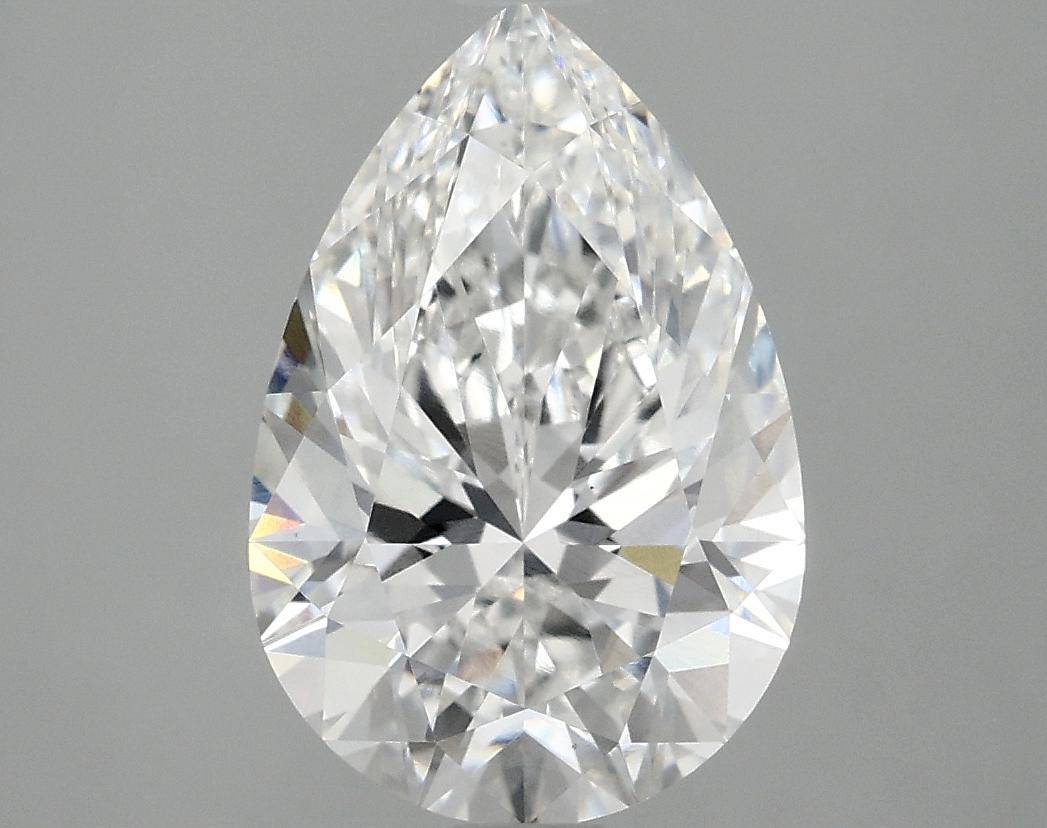 3.08 Carat Pear Shaped Excellent Cut VS1 IGI Certified Lab Grown Diamond