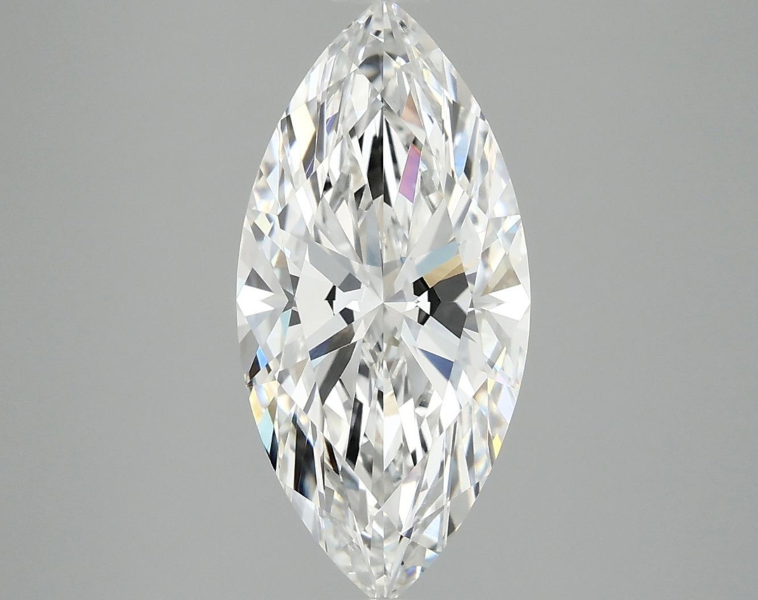 3.08 Carat Marquise Shaped Excellent Cut VVS2 IGI Certified Lab Grown Diamond