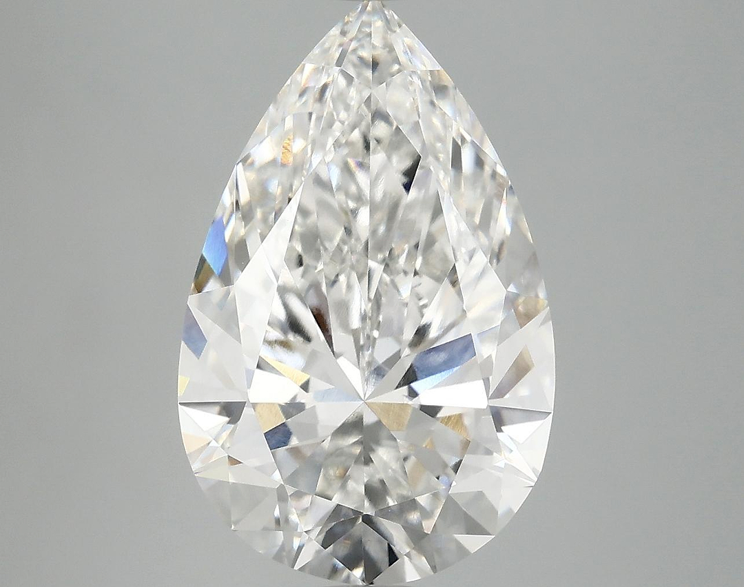 4.91 Carat Pear Shaped Ideal Cut VVS2 IGI Certified Lab Grown Diamond