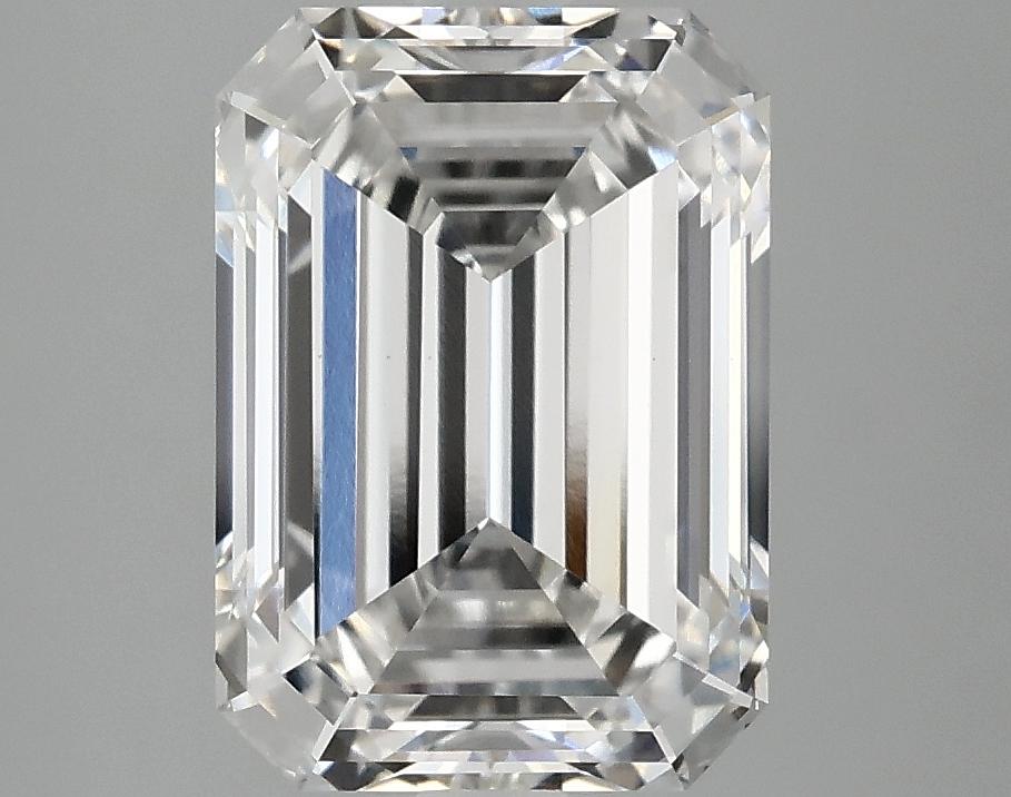 3.71 Carat Emerald Shaped Ideal Cut VVS2 IGI Certified Lab Grown Diamond