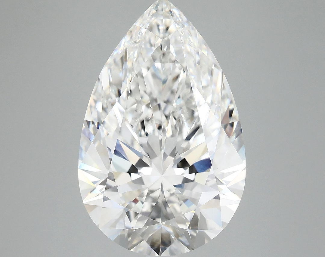 7.17 Carat Pear Shaped Ideal Cut VVS2 IGI Certified Lab Grown Diamond