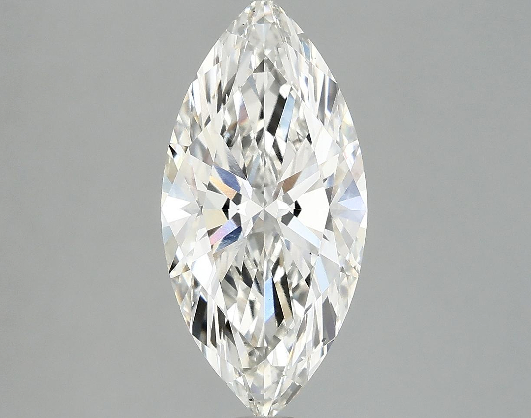 2.55 Carat Marquise Shaped Excellent Cut VS2 IGI Certified Lab Grown Diamond
