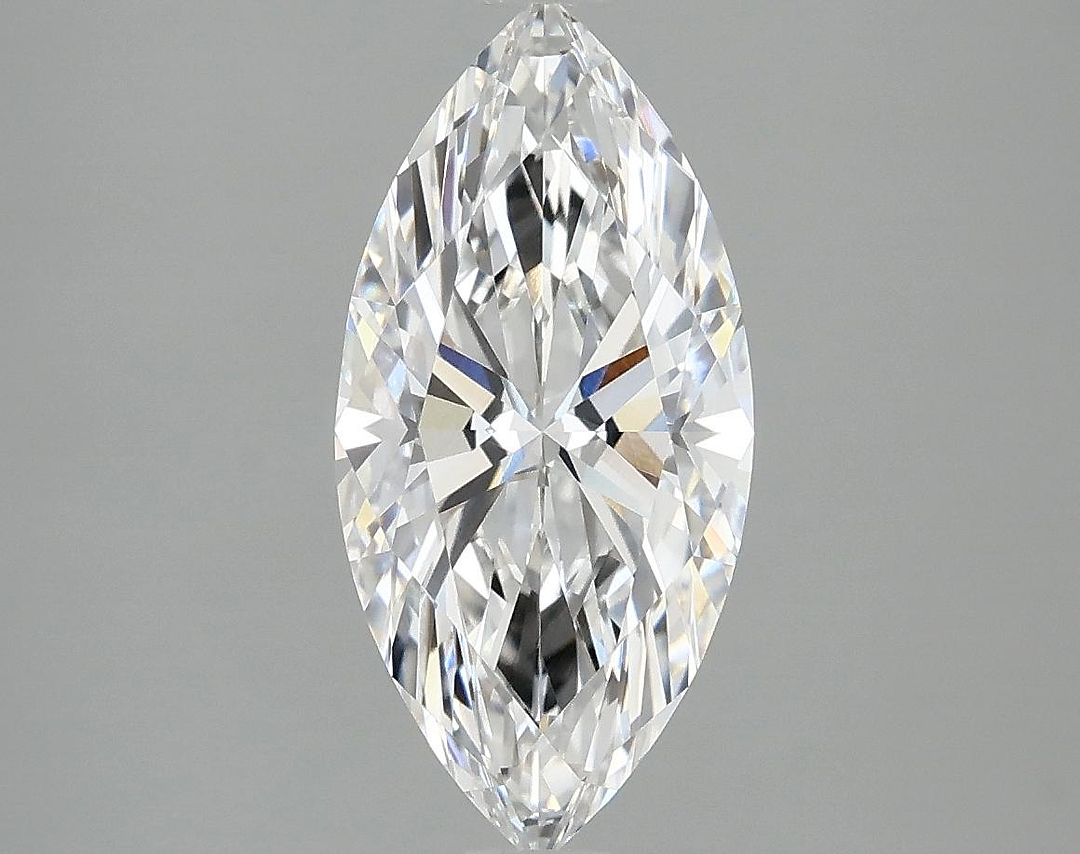 2.03 Carat Marquise Shaped Excellent Cut VVS2 IGI Certified Lab Grown Diamond