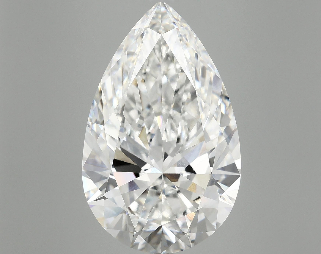 12.01 Carat Pear Shaped Ideal Cut VVS2 IGI Certified Lab Grown Diamond
