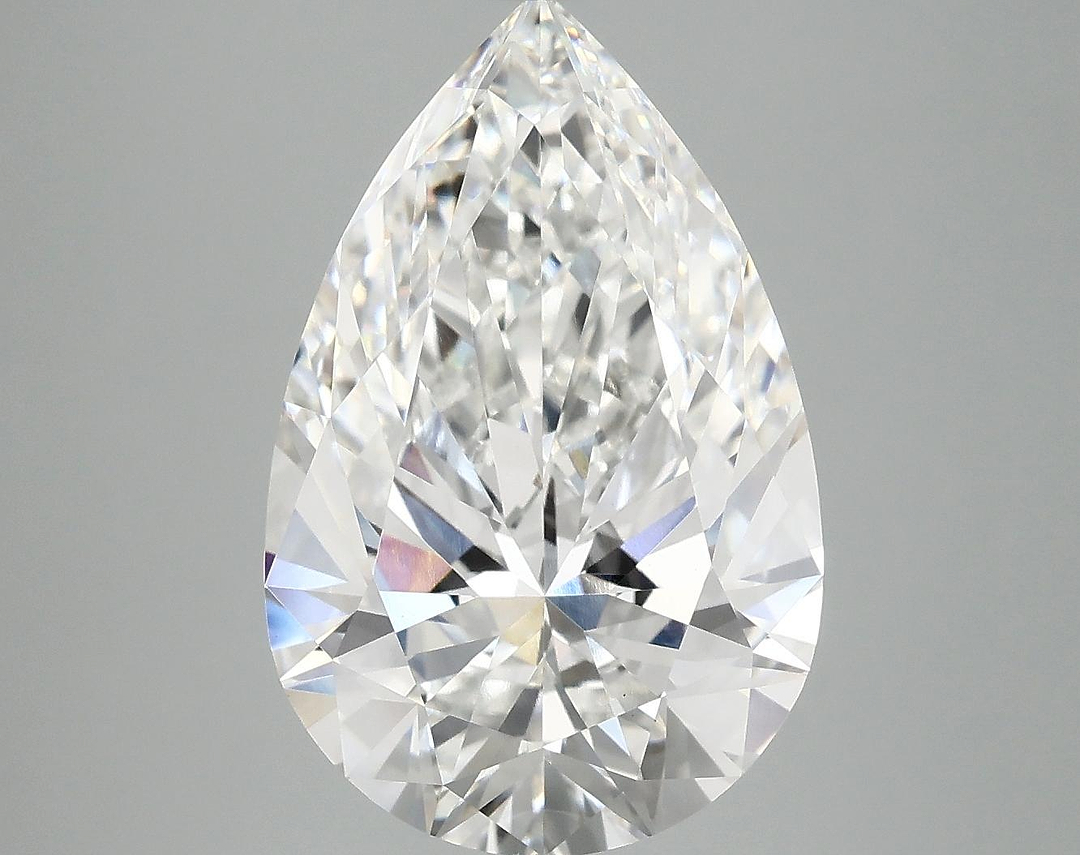 5.72 Carat Pear Shaped Ideal Cut VS1 IGI Certified Lab Grown Diamond