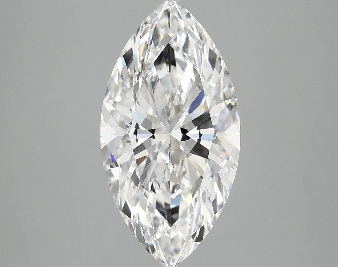 3.06 Carat Marquise Shaped Ideal Cut VVS2 IGI Certified Lab Grown Diamond
