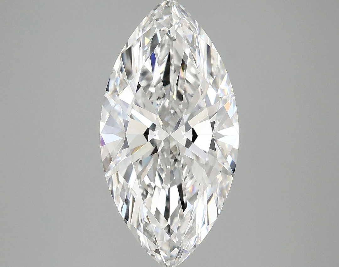 3.03 Carat Marquise Shaped Ideal Cut VVS2 IGI Certified Lab Grown Diamond