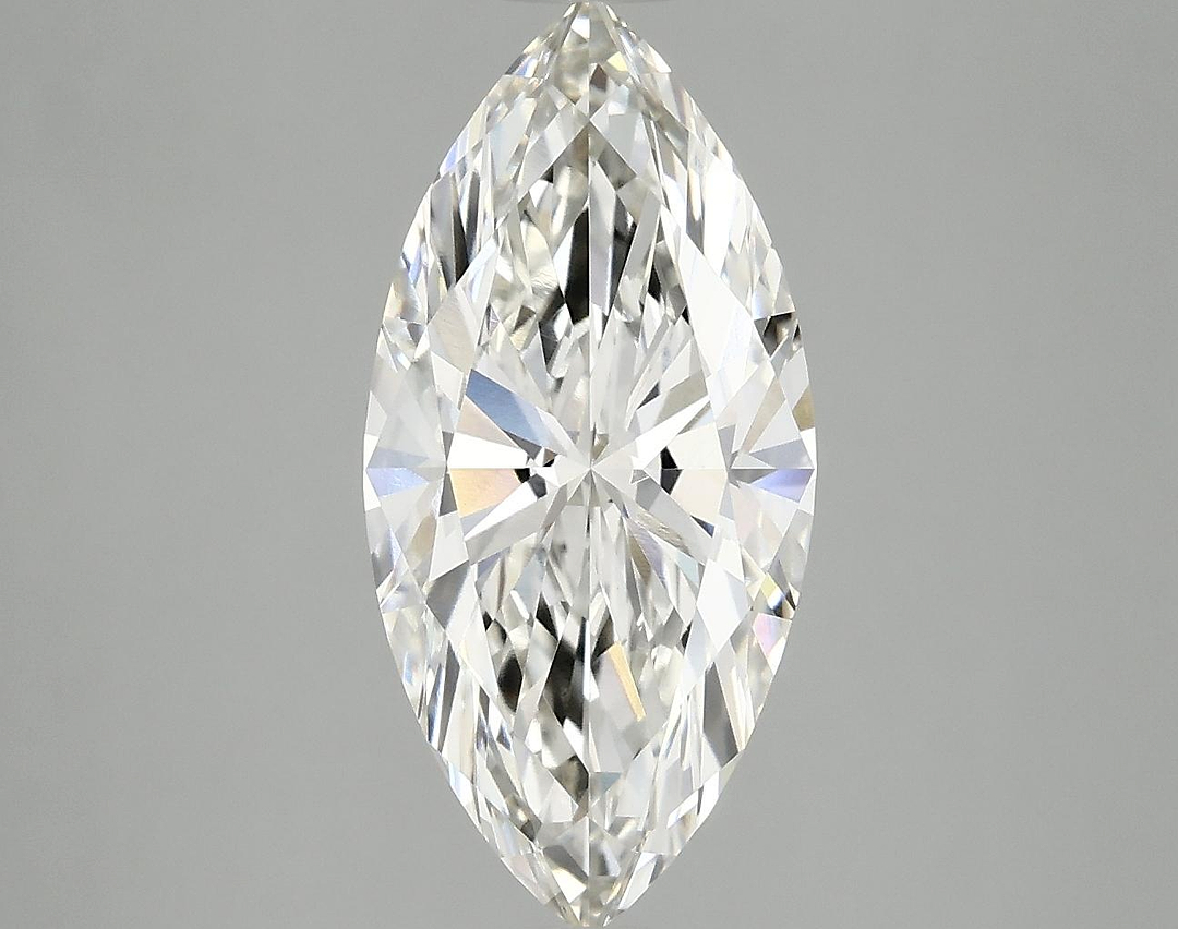 2.98 Carat Marquise Shaped Excellent Cut VVS2 IGI Certified Lab Grown Diamond
