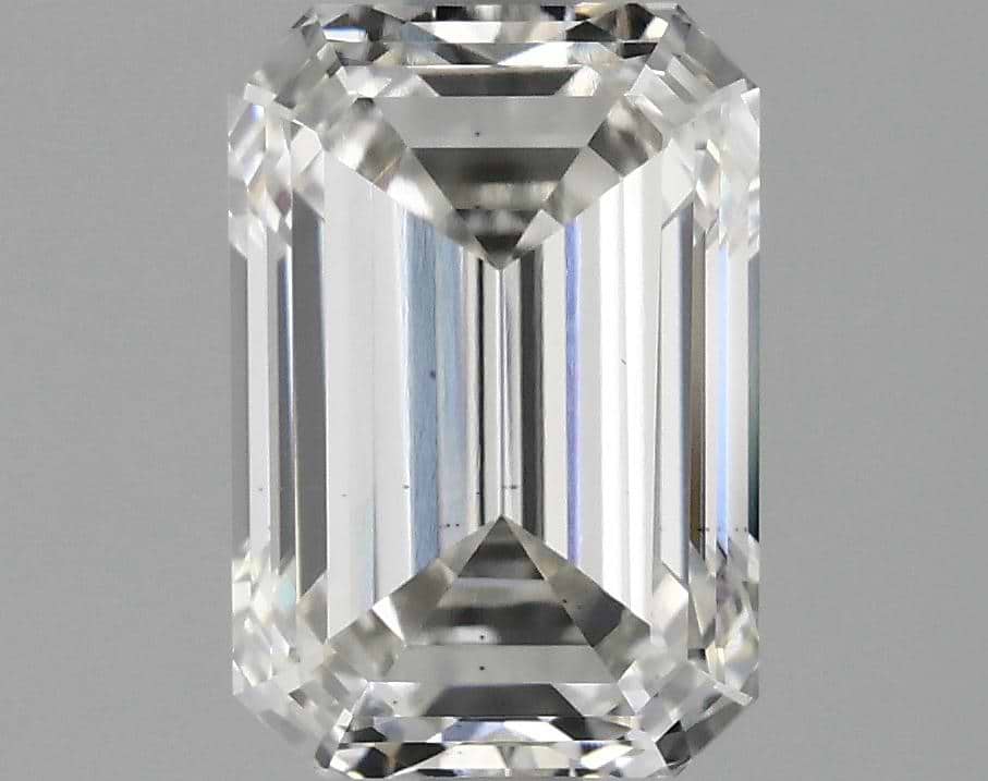1.79 Carat Emerald Shaped Ideal Cut VS2 IGI Certified Lab Grown Diamond
