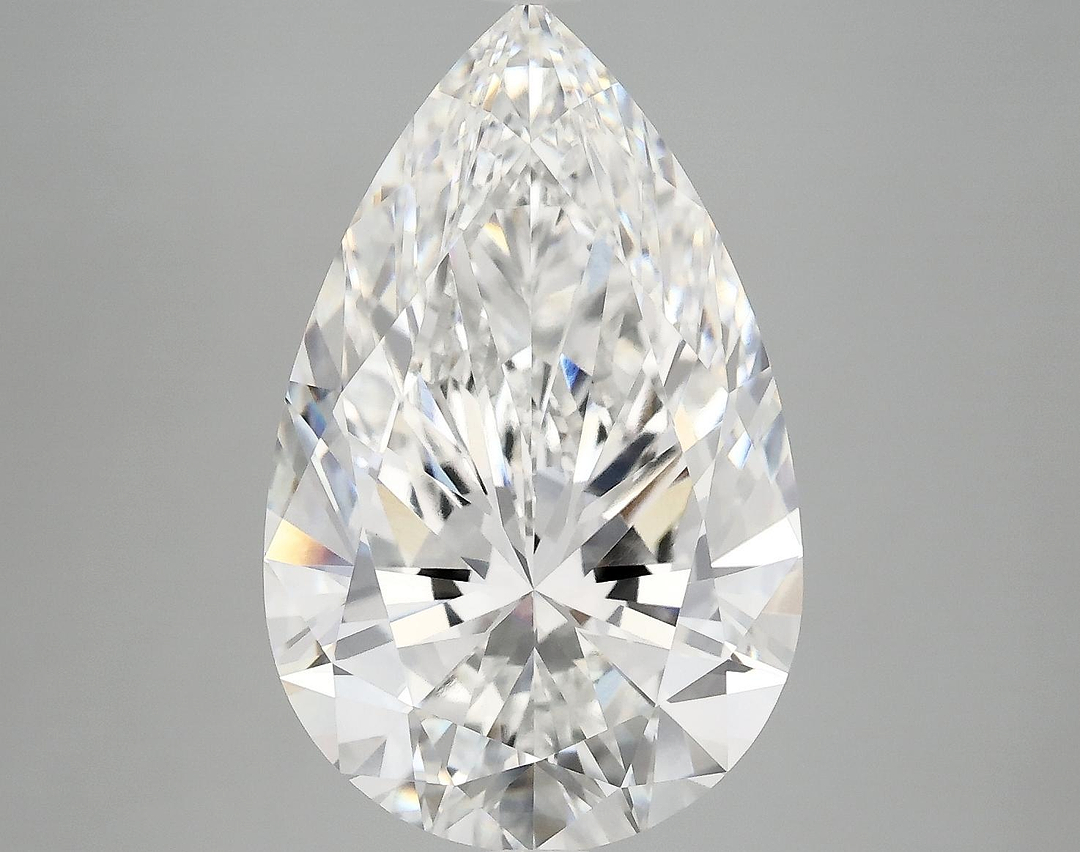 7.21 Carat Pear Shaped Ideal Cut VVS2 IGI Certified Lab Grown Diamond