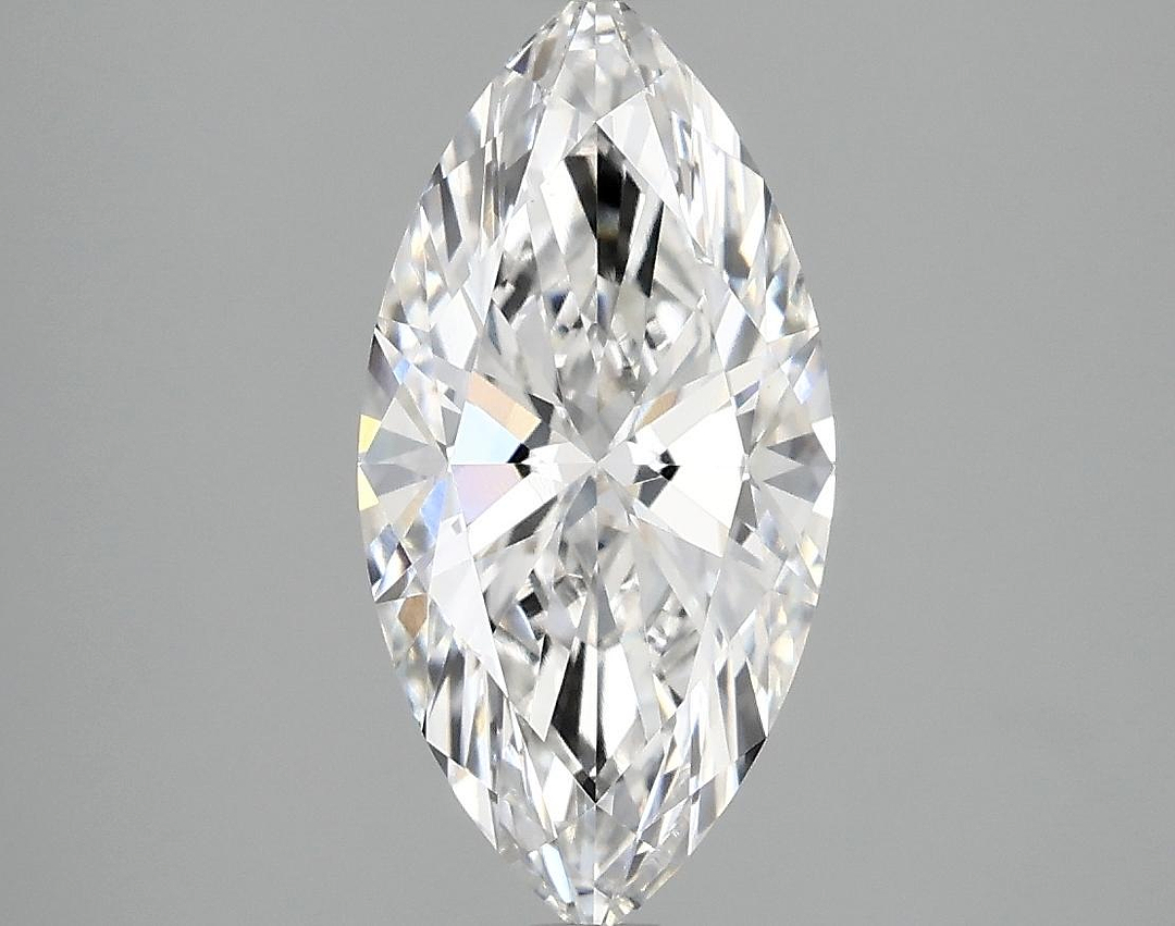 2.09 Carat Marquise Shaped Ideal Cut VVS2 IGI Certified Lab Grown Diamond