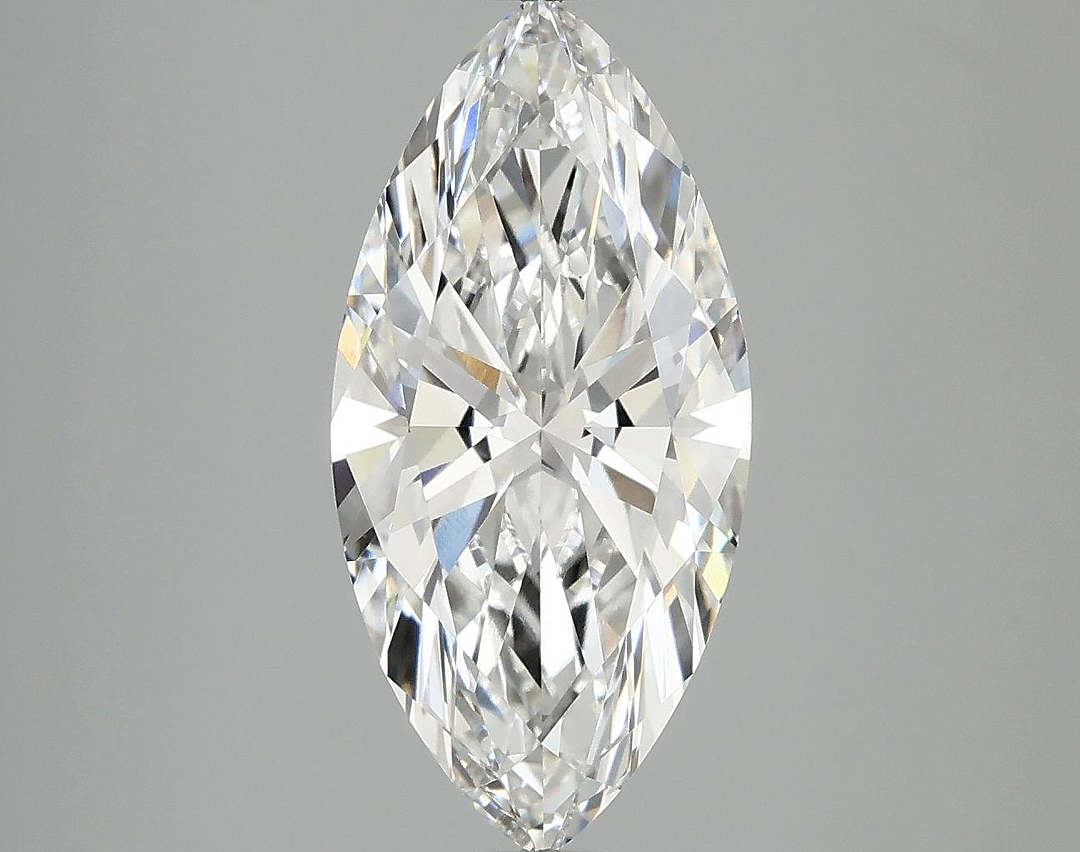 3.07 Carat Marquise Shaped Excellent Cut VVS2 IGI Certified Lab Grown Diamond