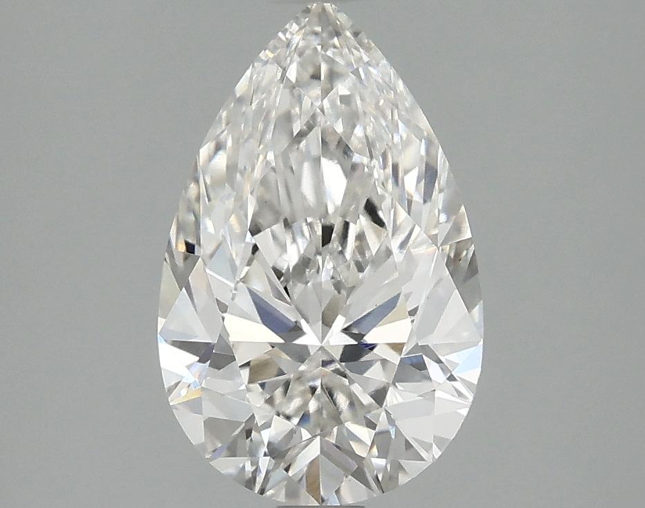 2.01 Carat Pear Shaped Ideal Cut VVS2 IGI Certified Lab Grown Diamond