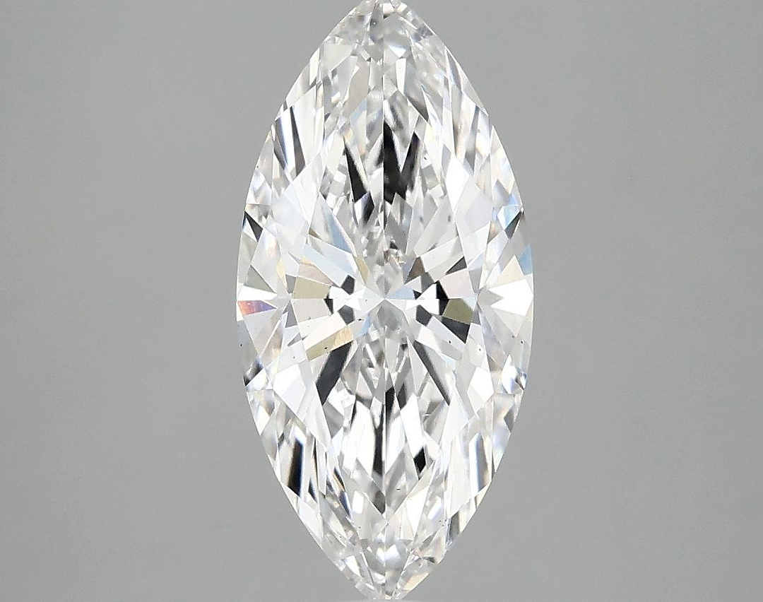 2.25 Carat Marquise Shaped Excellent Cut VS2 IGI Certified Lab Grown Diamond