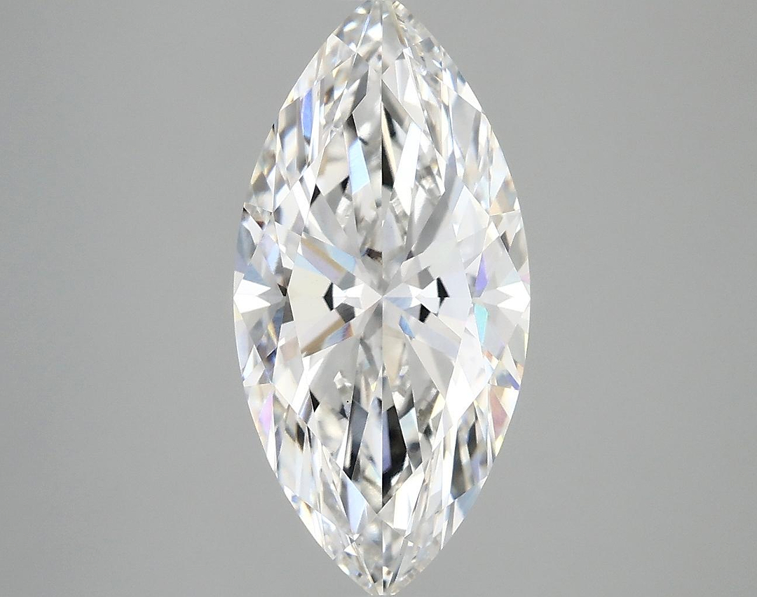 3.07 Carat Marquise Shaped Excellent Cut VVS2 IGI Certified Lab Grown Diamond