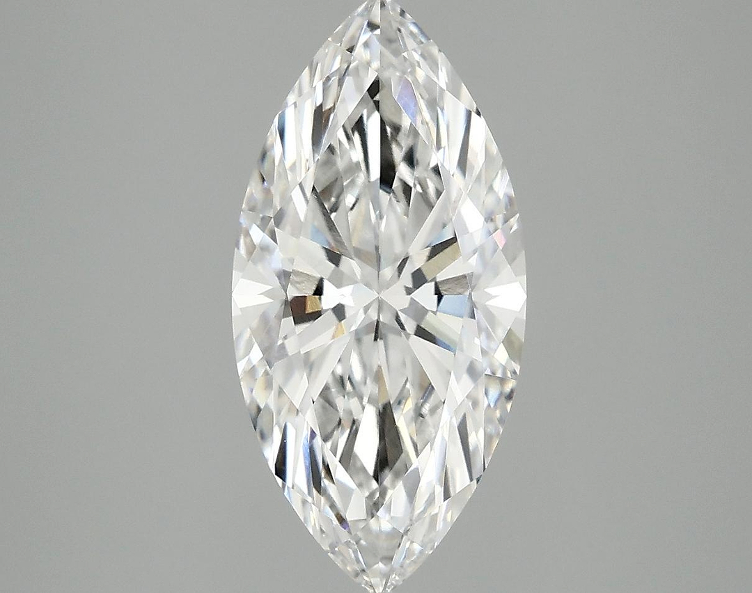 2.52 Carat Marquise Shaped Excellent Cut VVS2 IGI Certified Lab Grown Diamond
