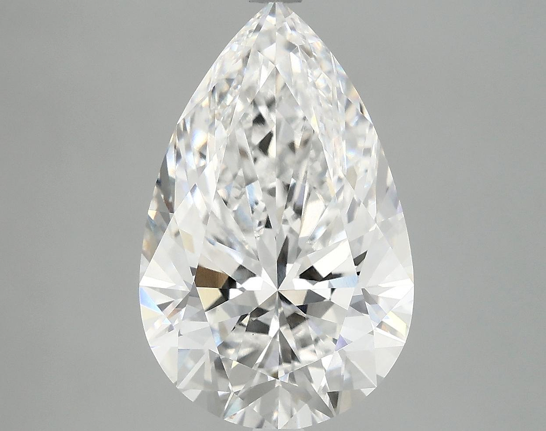 5.04 Carat Pear Shaped Ideal Cut VVS2 IGI Certified Lab Grown Diamond