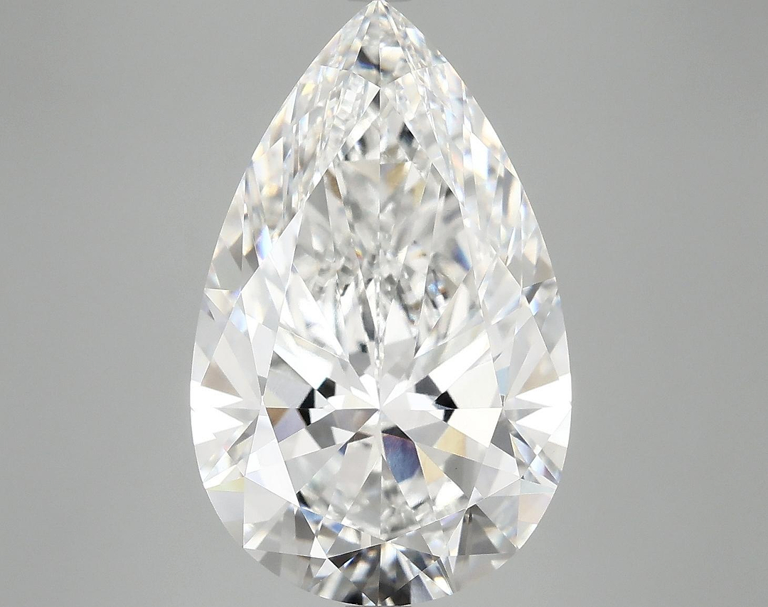 7.01 Carat Pear Shaped Ideal Cut VVS2 IGI Certified Lab Grown Diamond