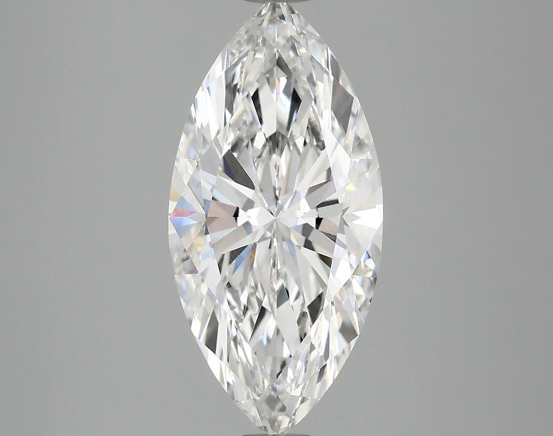 3.07 Carat Marquise Shaped Excellent Cut VVS2 IGI Certified Lab Grown Diamond