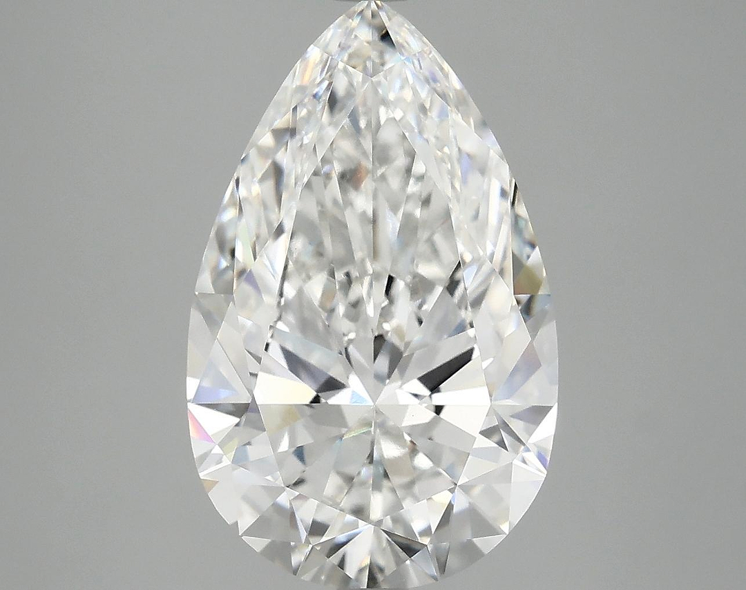 4.99 Carat Pear Shaped Ideal Cut VVS2 IGI Certified Lab Grown Diamond