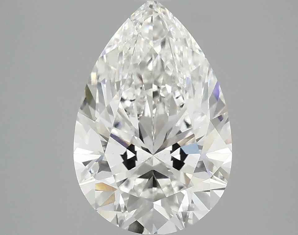 2.52 Carat Pear Shaped Excellent Cut VS2 IGI Certified Lab Grown Diamond