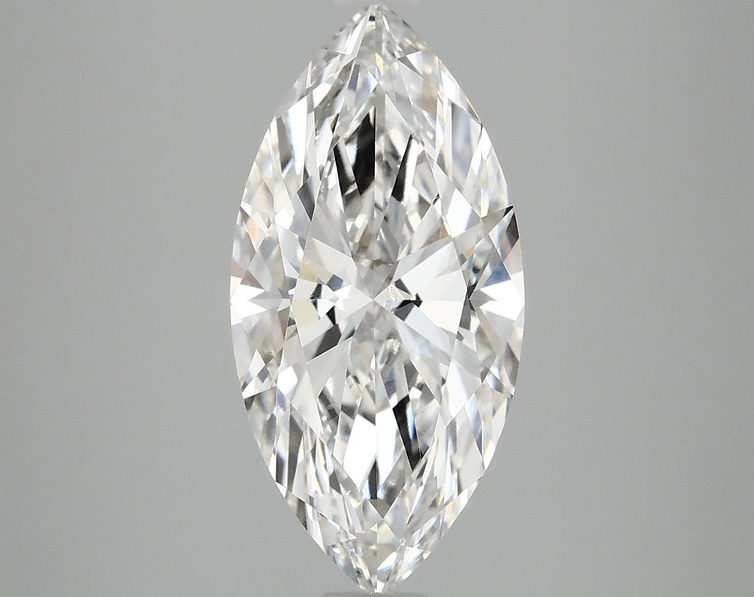 3.08 Carat Marquise Shaped Ideal Cut VVS2 IGI Certified Lab Grown Diamond