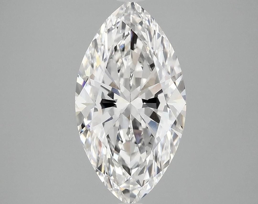 3.01 Carat Marquise Shaped Excellent Cut VVS2 IGI Certified Lab Grown Diamond