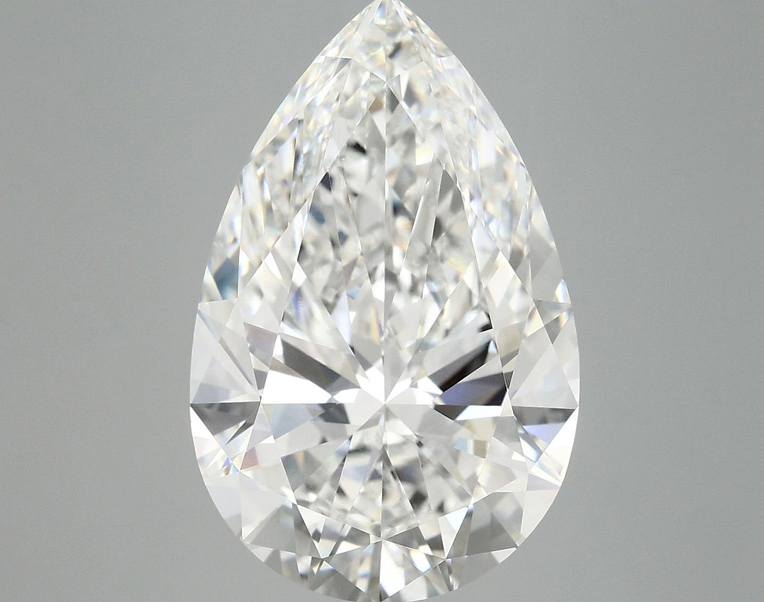 7.22 Carat Pear Shaped Ideal Cut VVS2 IGI Certified Lab Grown Diamond