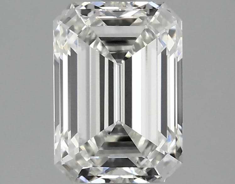 2.02 Carat Emerald Shaped Ideal Cut VVS2 IGI Certified Lab Grown Diamond