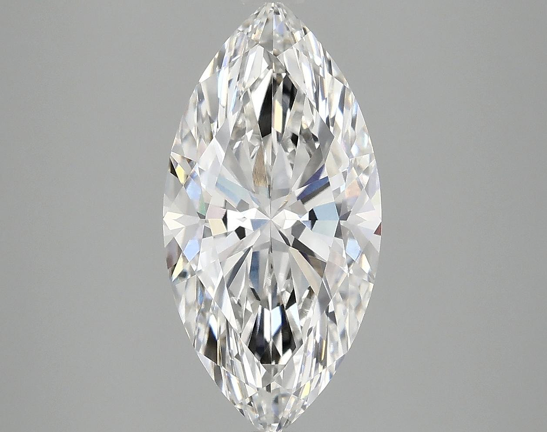 3.06 Carat Marquise Shaped Ideal Cut VVS2 IGI Certified Lab Grown Diamond