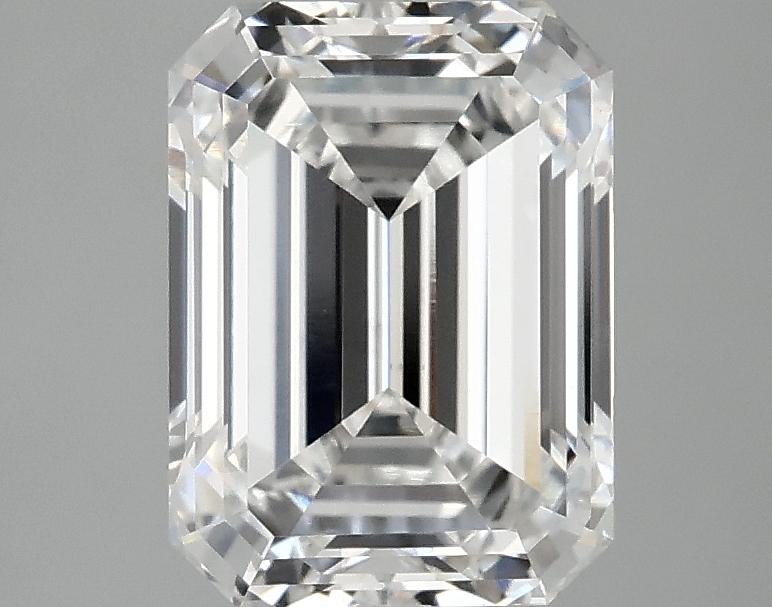 2.54 Carat Emerald Shaped Excellent Cut VS2 IGI Certified Lab Grown Diamond