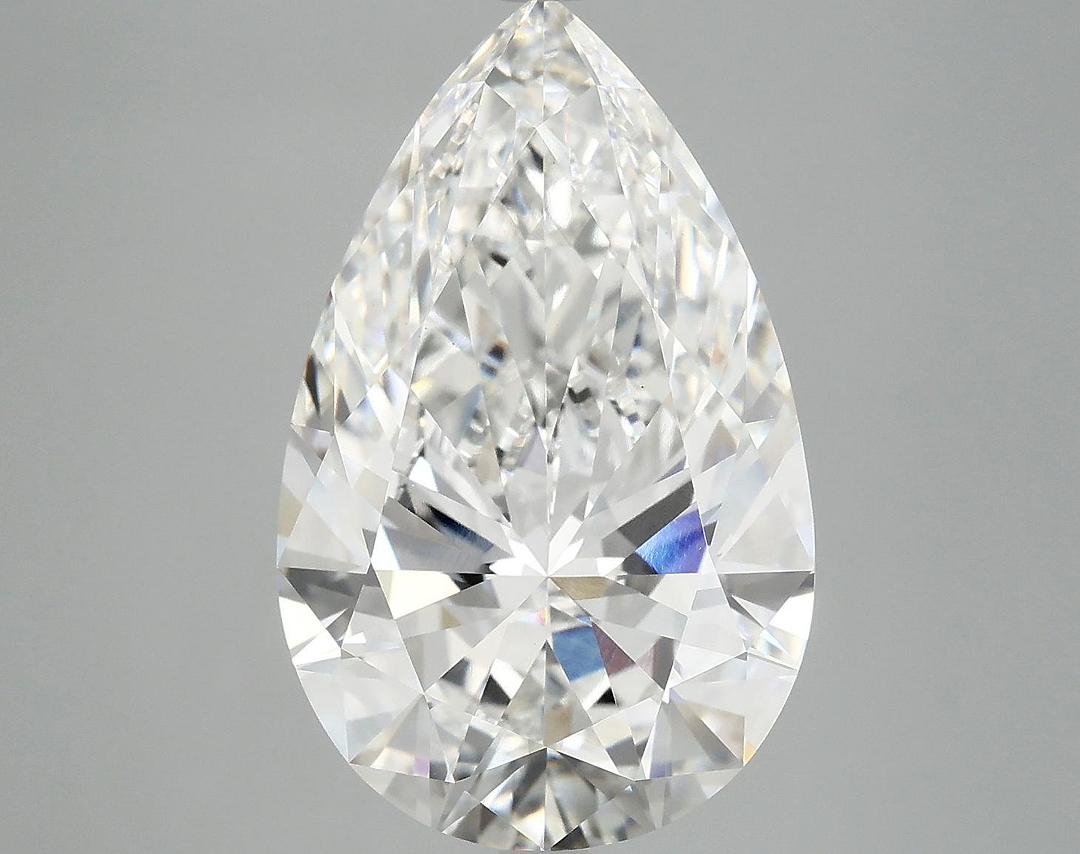 7.03 Carat Pear Shaped Ideal Cut VVS2 IGI Certified Lab Grown Diamond