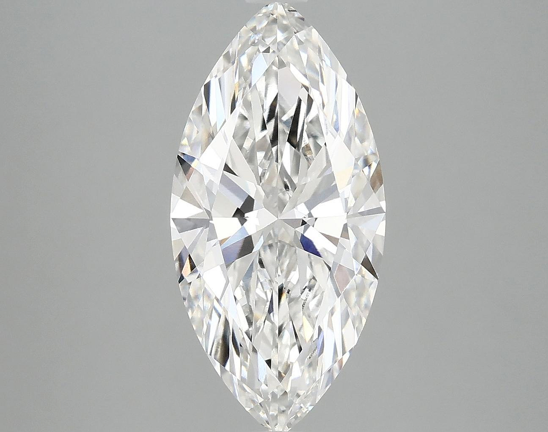 3.02 Carat Marquise Shaped Excellent Cut VVS2 IGI Certified Lab Grown Diamond