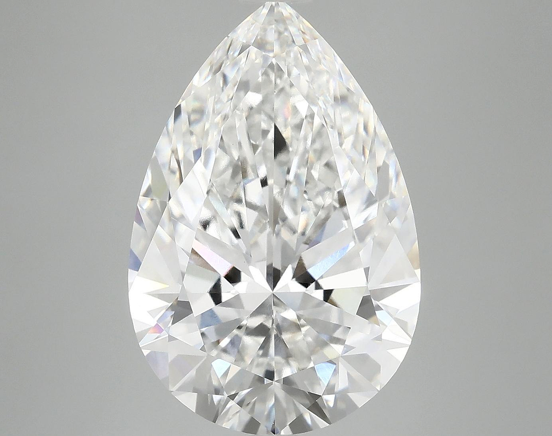 7.05 Carat Pear Shaped Excellent Cut VVS2 IGI Certified Lab Grown Diamond