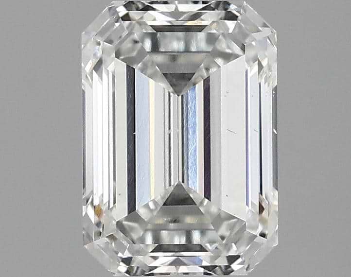 2.02 Carat Emerald Shaped Ideal Cut VS2 IGI Certified Lab Grown Diamond