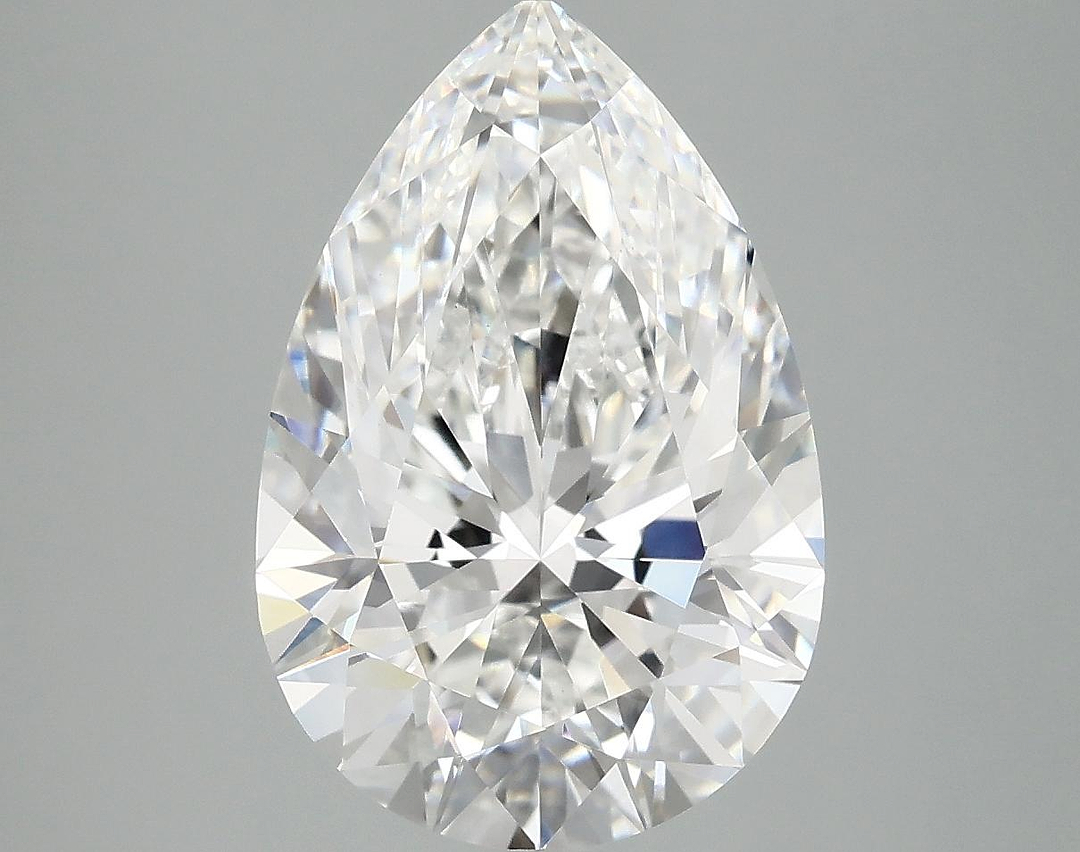 5.05 Carat Pear Shaped Excellent Cut VVS2 IGI Certified Lab Grown Diamond