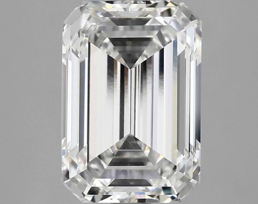 3.24 Carat Emerald Shaped Ideal Cut VS1 IGI Certified Lab Grown Diamond