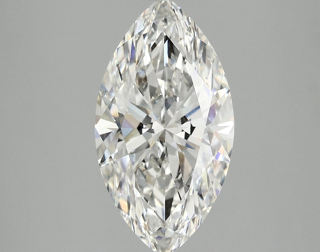 2.57 Carat Marquise Shaped Excellent Cut VVS2 IGI Certified Lab Grown Diamond